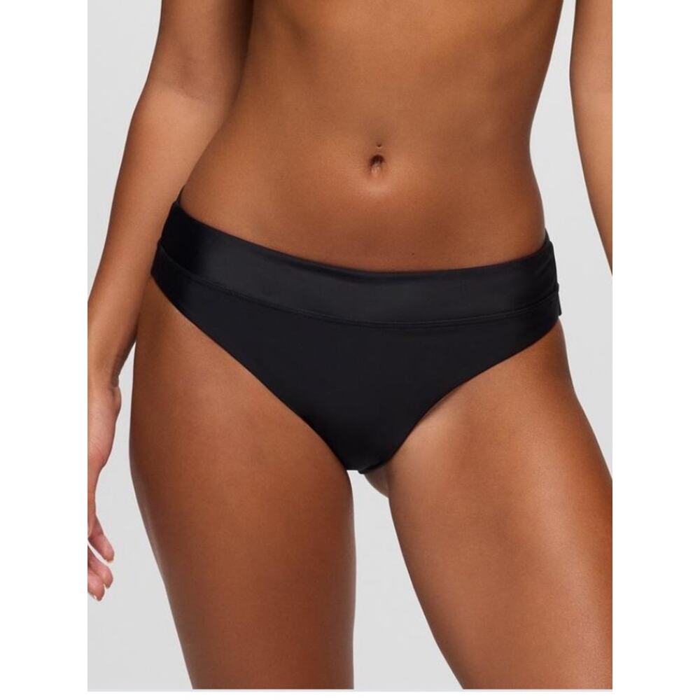 Prana Black Summer Wave Bikini Bottom